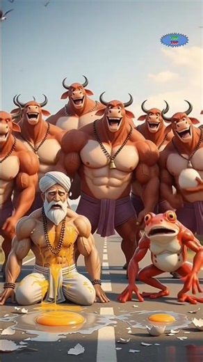 Ohhh NOoo🔥😱😱😱🔥 #shorts #viral #viralvideo #shortsviral #farmar #frog #snake #ai #aivideo #trending