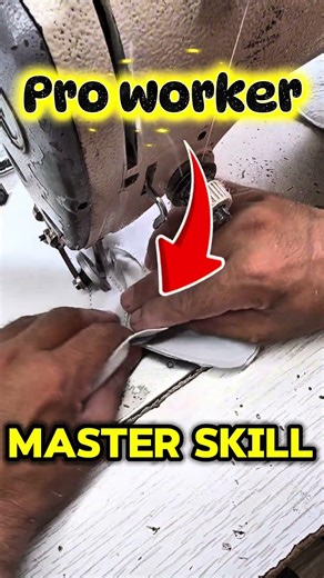 Expert Only 😱 Hardest Part of Driver Gloves Stitching #shorts #shortsfeed #mrleathermanufacturing