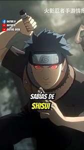 🍥 5 Curiosidades de Shisui Uchiha | Naruto Shippuden #Naruto #NarutoShippuden | DATOS G