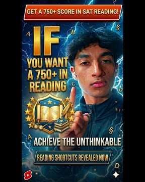Why the 750 Rule Actually Works for SAT Reading #SAT #testprep #reading