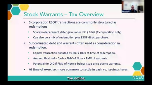 ESOP transactions aren’t one-size-fits-all. When it comes to structuring an ESOP deal, there’s no “standard template” and every transaction can look a little different. Sometimes it’s a mix of company share redemptions and purchases by the trust. The key is to start by asking: What are we really trying to accomplish and can we get there with the structure we’re designing? KSM’s Zach Kubly, Dan Sailer, and Jessica Boicourt break down how flexibility plays a crucial role in achieving your goals du