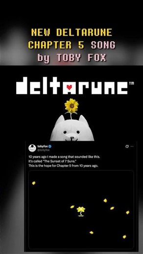 NEW Deltarune Chapter 5 SONG by TOBY FOX #deltarune #undertale #tobyfox #sans #kris #ralsei #susie