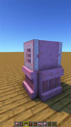 Quick & Easy Minecraft Decoration Idea | Survival Build Tips #shorts