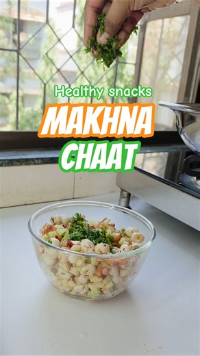 Healthy Makhana Chaat Recipe | Quick 2-Minute Roasted Foxnut Snack