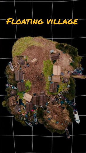 तैरता हुआ गाँव🌊 #loktaklake ||floating island #‘फुमदी village