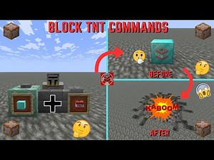 Command Block Tutorial #296: Block TNT Commands in Minecraft (1.21.6+)