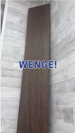 🔥 Exotic Wood of the Week! 🔥 This week's exotic wood: Wenge! 🌍 This hardwood is from the rainforests of Central Africa, known for its durability, distinctive, dark hue, and unique coarse grain. Wenge is perfect for use in premium furniture & flooring, as well as musical instruments, due to it's hardness and resistance to abrasion. Visit us today, and discover Wenge up close! 🪵 | Windsor Plywood Marlboro