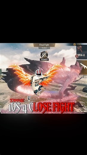 one vs for BR rank close free fire #viralvideo #freefire #viralshort