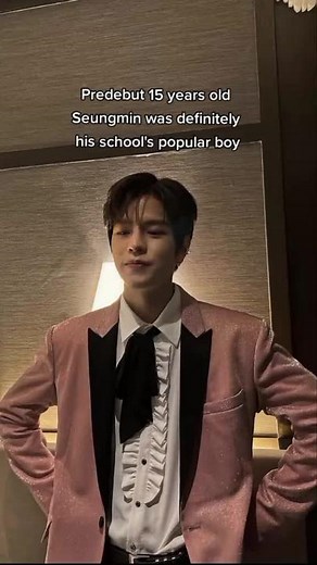 Seungmin Predebut School Life | Popular 15-Year-Old