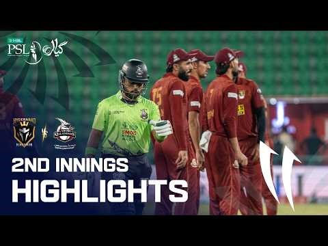 2nd Innings Highlights | Lahore Qalandars VS Hyderabad Kingsmen | Match 1 | HBL PSL 11 | MZB1K