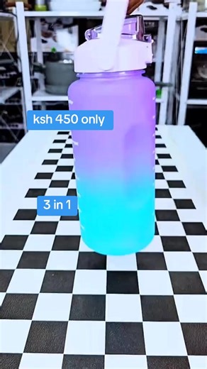 3-in-1 Motivational Water Bottle Set for Hydration