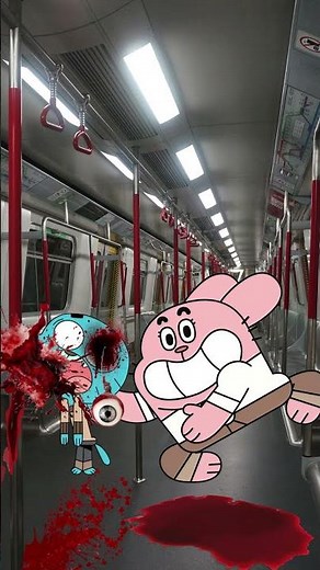 Richard Watterson Kills Gumball On The Subway