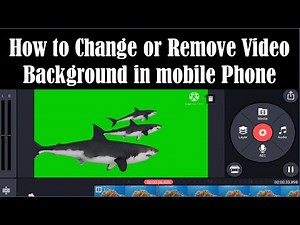 How to Change Video Background using Chroma Key in Kinemaster - How to Remove Video Background