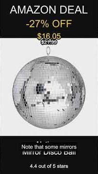 Transform Your Party with the Alytimes 8-Inch Silver Mirror Disco Ball for Ultimate Fun and