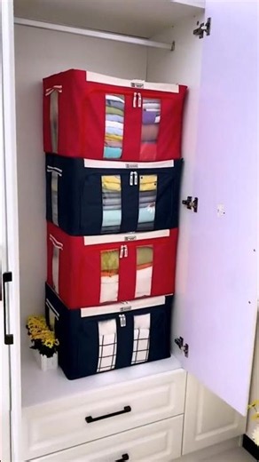 Foldable Clothes Storage Bags Wardrobe Organiser boxes Online available on Amazon Flipkart