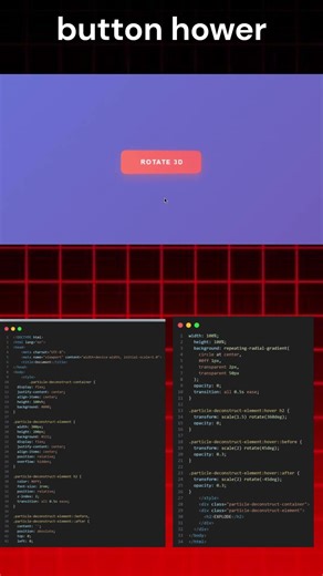 This CSS Button Effect is INSANE!🤯#coding#cssanimation#webdesign #programming#shorts #webdevelopment