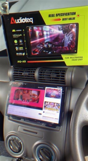 Done instal upgrade Android 9inc Audioteq incell set On Avanza old🔊#audiomobil