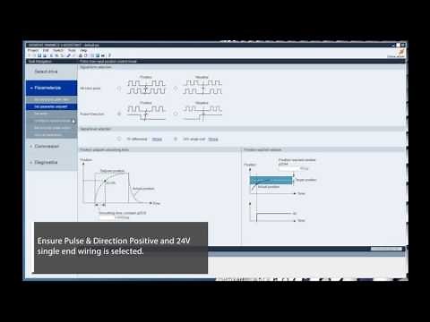 Part 1 - Configuring SINAMICS V90 drive for PTI