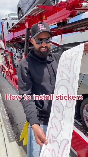 Installing Stickers on a Truck Tutorial