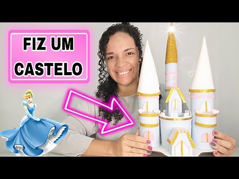 DIY - COMO FAZER CASTELO DE PRINCESA / Cinderela