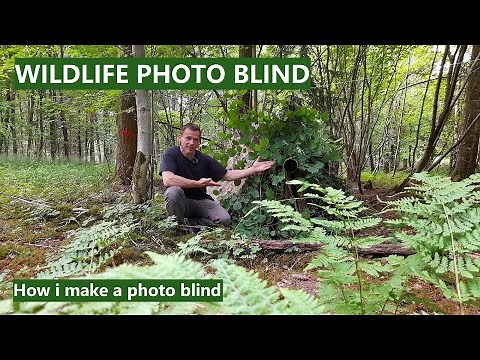 Tarnzelt einfach selber bauen - How i make a Photo blind