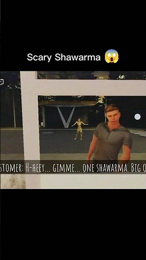 Scary Shawarma Kiosk 😱 #shorts #roblox #shortsfeed