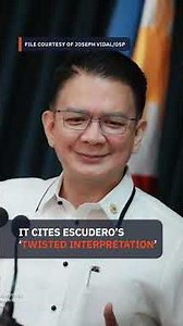 Group says Escudero 'most imperfect' choice to preside over impeachment trial