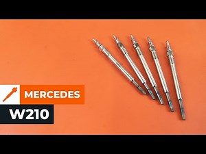 How to change glow plugs on MERCEDES W210 [TUTORIAL AUTODOC]