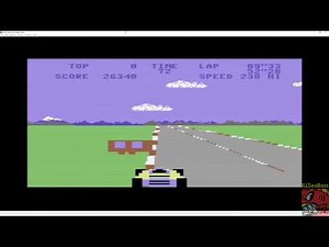 Pole Position [COMMODORE 64] 69,540 🏁 (No-Miss ~ Long Play)