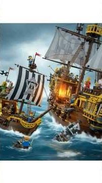 BRICK-BUILT BROADSIDE! LEGO Ship Fight (Satisfying Stop Motion)