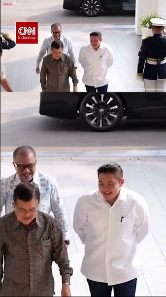 Momen Prabowo Bertemu JK di Istana Kepresidenan