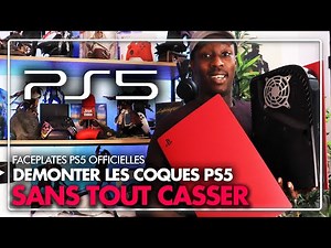 PS5 : J'ai reçu les COQUES PlayStation 5 OFFICIELLES ! 🔥 Comment les démonter sans TOUT CASSER 😅