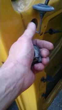 VW T5 door lock actuator not working removal
