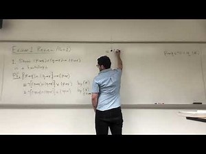 Discrete Mathematical Structures (Spring 2022) - Exam 1 Review Part 1