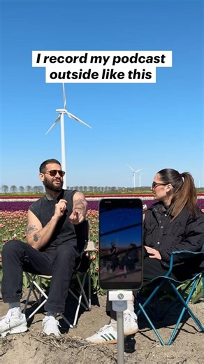 How I record podcasts outside using just my phone (simple setup that works anywhere)