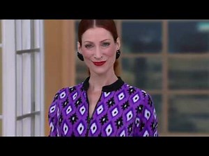 Bob Mackie's Long Sleeve Half Zip Printed Fleece Pullover on QVC