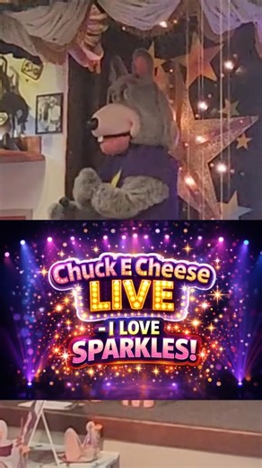 chuck e cheese I love Sparkles