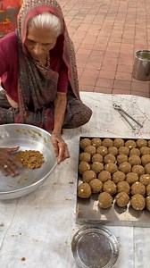 90 year old grandma making ladva - indian sweet recipe #diy #recipe #ladva #grandma | Wow Decoration