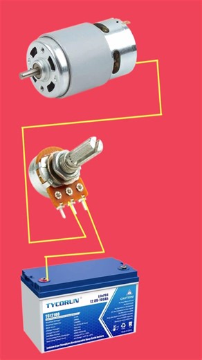 How to Control DC Motor Speed using Potentiometer | DIY Controller #shorts #rgexperimentofficial