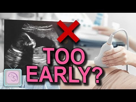 When is the first ultrasound after IVF?