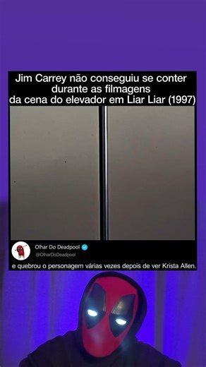 Jim Carrey quebrou o personagem por causa de Krista Allen 😂