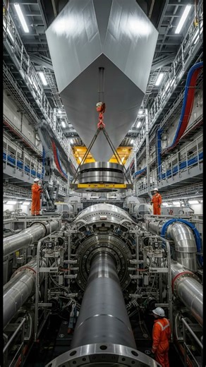 Witness the epic assembly of a gigantic #shorts #engineering #industry #manufacturing #viralshorts