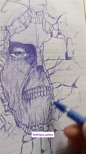 wall titan pen sketch 🧔 #drawing#art#shorts#viral #artist