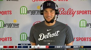 7.1K views · 128 reactions | Ending today with 6️⃣ strikeouts, and now looking forward to the WBC, we are joined by Eduardo Rodriguez in today’s Marygrove Awnings report. #Tigers | Marygrove Awnings | FanDuel Sports Network Detroit | Facebook