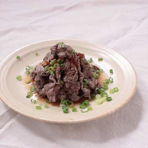 牛肉のさっぱりおろしポン酢 作り方・レシピ | クラシル