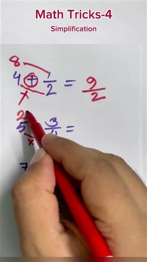 Math Tricks-4 || simplification || #fraction #simplification