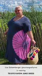 Check out Lisa Schoenberger, @mustangsallytwo wearing On The Plus Side Tie-dye Juno Dress! Staying cool when enjoying the summer fun in this flowy, beautiful dress. Shop @ontheplusside_store and share your OTPS look with #shareotps to be featured in ontheplusside_blog. CLICK TO SHOP THIS STYLE: https://www.ontheplusside.com/juno-tie-dye-short-sleeve-plus-size-555335.html #ontheplusside #onthepluside #shareotps #plussizefashion #plussizeinfluencer #plussizeblogger #plussizestyle #loveyourbody #lo