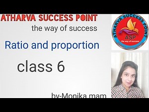Ratio and proportion (class 6) math classes