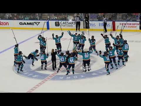 NY Sirens Post-Game Salute: First Ever Win at Madison Square Garden!