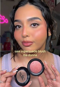 Saie Supersuede Blush Madonna Review on Medium Skin